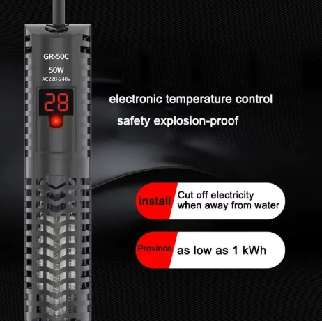 Submersible Aquarium Heater 50W