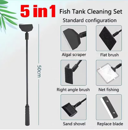 Fish Net & Algae Scraper Cleaning Kit