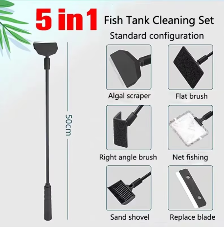 Fish Net & Algae Scraper Cleaning Kit