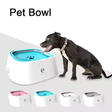 Dog Drinking Water Bowl with Floating Design - Non-Wetting, Non-Skid, Large Capacity